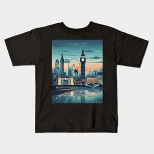 London, England, Big Ben, Travel Print, Travel Wall Art, Travel Home Décor, Travel Gift Art Kids T-Shirt